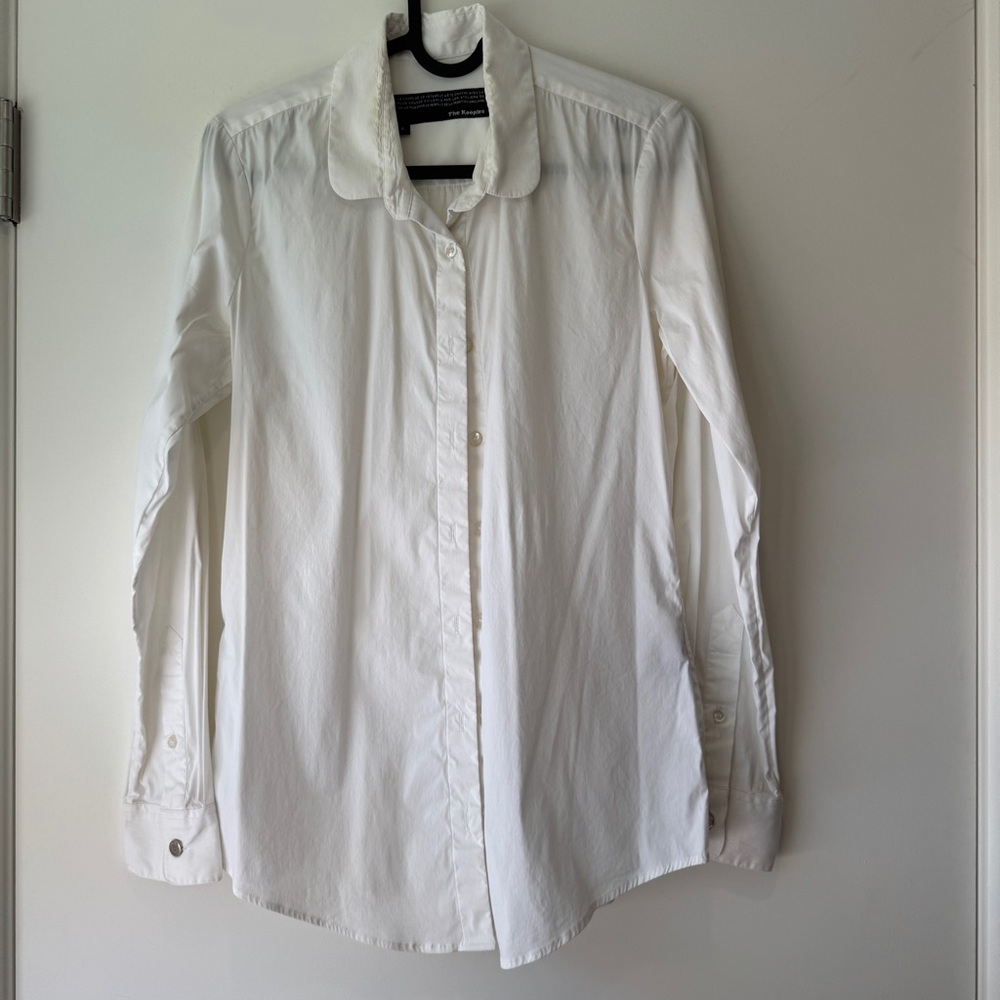 The Kooples White Men's Dress Shirt - Classic Collared Button-Up